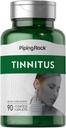 Piping Rock Tinnitus Supplement | 90 Caplets | Taimetoitlane, Mitte-GMO, Gluteenivaba