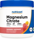 Nutrikost Magneesiumtsitraadipulber (Raspberry Lemonade, 250 Gram)