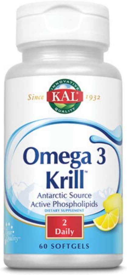 Kal 500 Mg Omega 3 Krill, 60 krahv