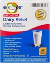 Equate Fast Acting Dairy Relief Lactase Enzyme Dietary Supplement Vanilla Maitse närimistabletid 32 Count (Pack of 1) + CreativeAndBundle Sticker