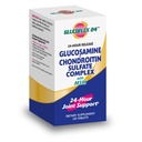 Glucoflex Glükosamiin & kondroitiinsulfaat MSM-iga, 24-tunnine ühine tugi, tervislikud luud, toetab tervislikku liikuvust, 30 serveerimist, 120 loendit