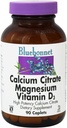 Kaltsiumtsitraat Magneesium Plus D-vitamiin 90 kapslit - Bluebonnet