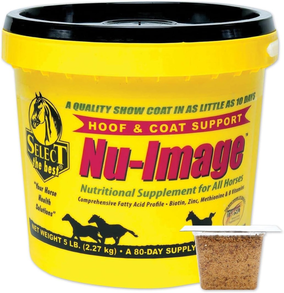 Valige parim tume hobune Nu-Image Hoof & Coat Support hobustele