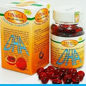 Partii 4 Boxes - Gac Oil DHA - Momordica Cochinchinchinensis Oil - Dau Gac 400 kapslid