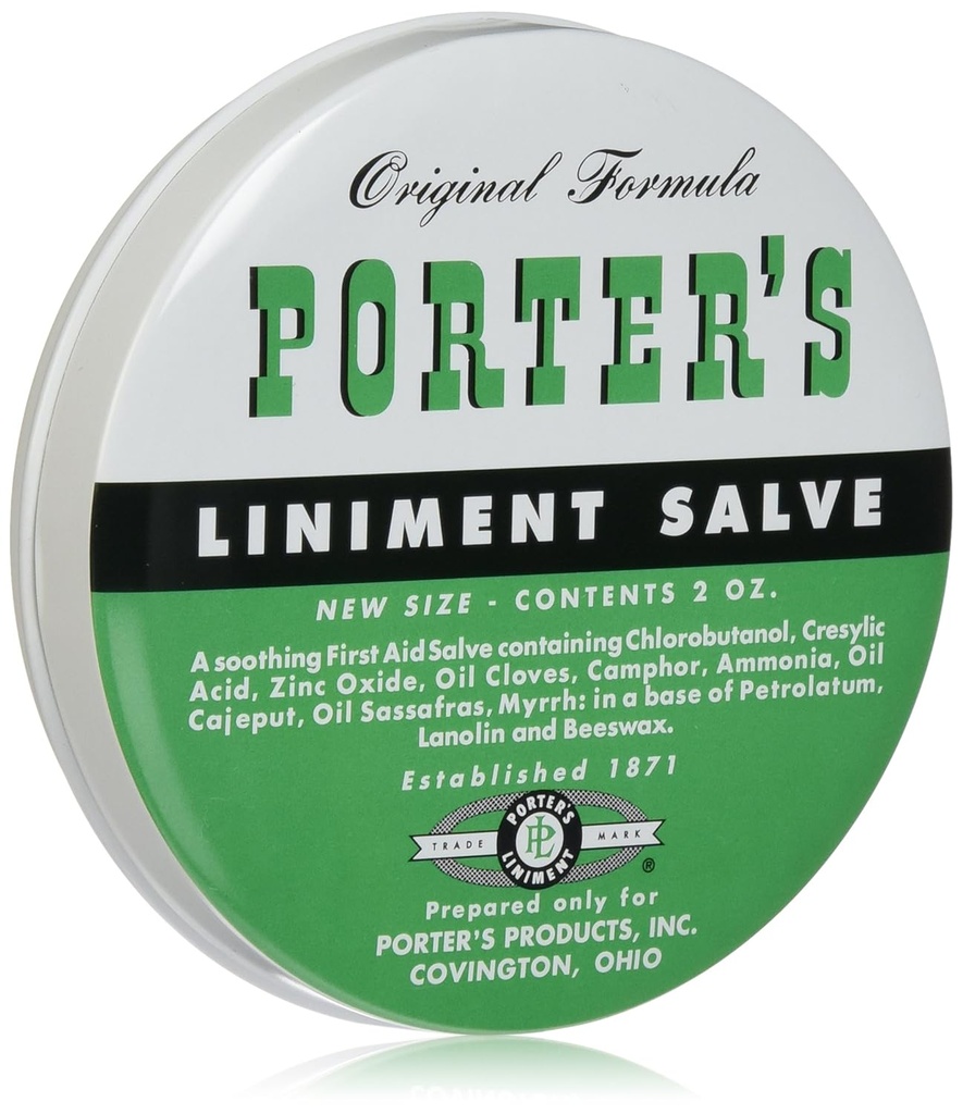 Porteri Liniment Salve, 2 Ounce