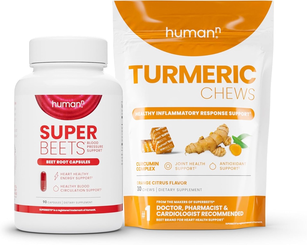 Humann SuperBeets Beet Juurkapslid ja kurkum närimiskummid