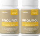 Prourol patenteeritud PROBIOTIC täiendus kuseteede tervisele, põietoetus, immuunsuse suurenemine, sage urineerimise leevendamine, UTI tervis, looduslikud koostisosad, igapäevane üldine tervisetoetus-2 pudelit - 120 loend