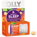 OLLY Immuunsus Maga kiiresti lahustub, 3 mg melatoniini, C-vitamiini, tsitrusviljade maitse, 30 päeva pakkumine - 30 loend
