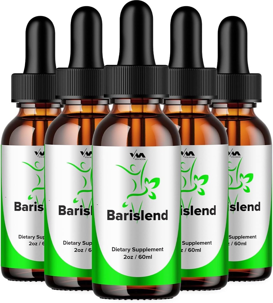(5 Pack) Barislend Drop Healthy Vitamin Support Supplement - Barislend Advanced Formula, Barislend 24 tunni vedelik, Barislend Energy ja ekstra tugevuse ülevaated, 5 kuu pakkumine