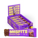 Misfits Vegan Valgubaarid, Karamell Fudge - Uuendatud Retsept | Taimepõhine, Madal Suhkur & Süsivesikud, Kõrge Fiber Snacks | Pakend 15