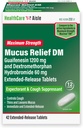 HealthCareAisle Guaifenesin 1200 mg dekstrometorfaanhüdrobromiid 60 mg laiendatud vabanemisega tabletid - 42 loend - lima relief ootaja ja köha supressant, mis on loodud rindkere ummistuse leevendamiseks