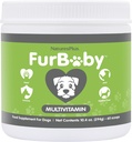 NaturesPlus FurBaby Multivitamiin koertele - 10,4 oz - toetab ühist tervist, immuunsüsteemi funktsiooni, tervislikku katet ja energiatootmist - mitte-GMO - 60 teenust