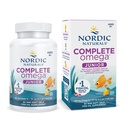 Nordic Naturals Complete Omega Jr., Sidrun - 90 Mini Soft Gels - 283 mg Total Omega-3s & 35 mg GLA - Tervislik tunnetus, närvisüsteemi funktsioon - Non-GMO - 45 Servings