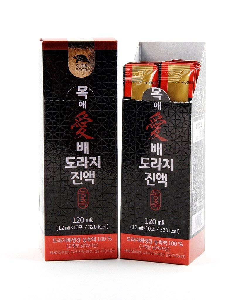 Premium Suhkruvaba Korea pirn, ingver ja õhupalli lill ekstrakt Vedel kontsentraadi pulgad - Looduslik ja puhas - Tervishoid muutuva hooaja jaoks - igas vanuses - 1box (10 tk)