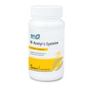 Klaire Labs SFI Health N-atsetüül-L-tsüsteiin 500mg - Aminohape Glutatiooni prekursor NAC - täiendus rakulise antioksüdandi kaitse toetuseks - hüpoallergeenne, sojavaba, maisivaba (90 kapslit)