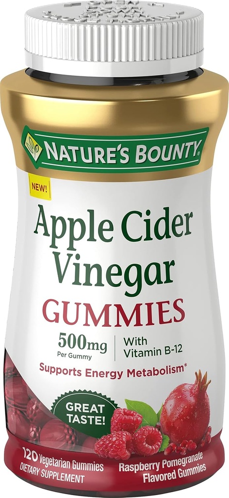 Looduse Pearaha Õunasiider Äädikas Gummies, 120 Krahv