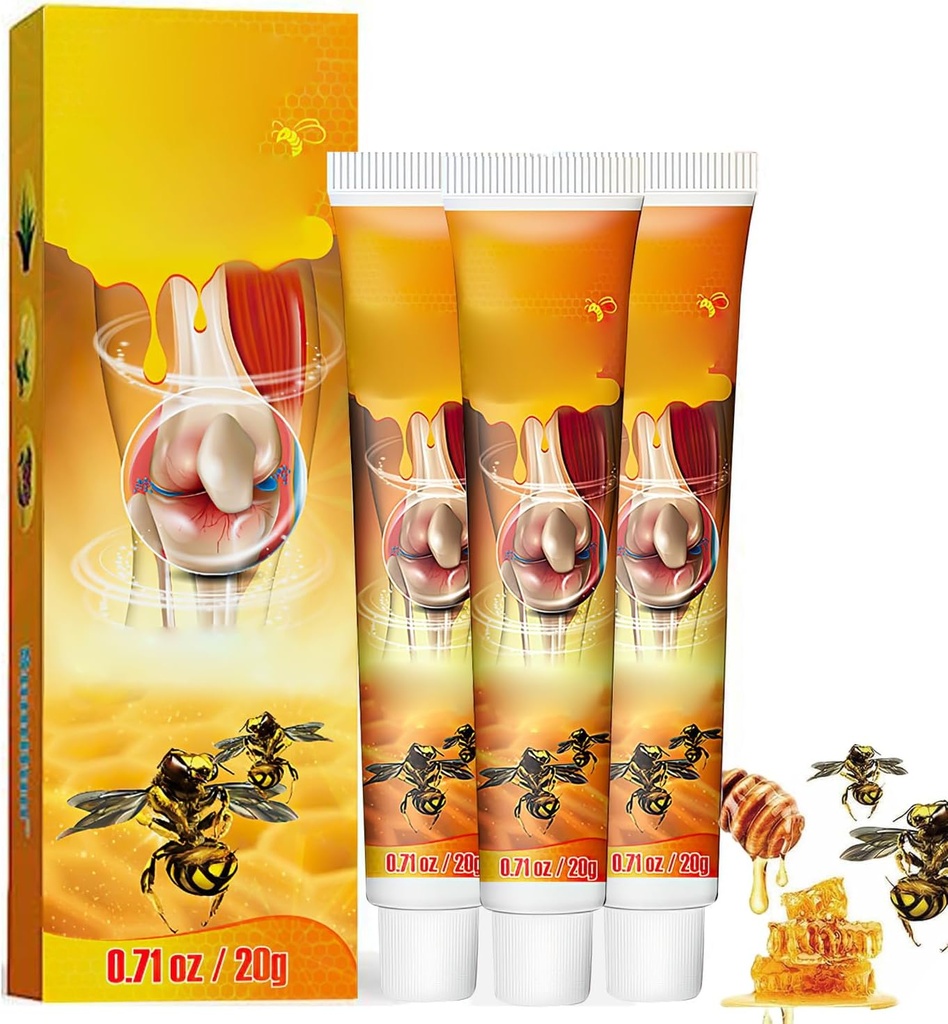 Dragon Honor 3PCS Beevenom New Bee Venom Professional Gel, Joint & Lihaseid rahustav mesilase mürgine kreem