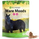Hõbedane liningtaimed Mare Moods Hobuse rahustav lisand - looduslik hormoonide tasakaal ja rahu hobustele - taimsete hobuste lisandid meeleolu ja reproduktiivse toetuse jaoks - 1 lb 60-päevane