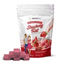 BariatricPal Sugar-Free Calcium Citrate Pehmed Juustud | 500mg D-vitamiini ja probiootikumidega | Maasika keerdumine | 90 Count (1 kuu pakkumine)