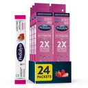 Pedialyte Fast Hydration Electrolyte Powder Packets, Maasikas, Hüdreerimisjook, 24 ühekordselt kasutatavat pulbripaketti