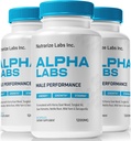 NutraRize (3 Pack) Alfa-Labs, ametlik valem meeste ja lihaste toetamiseks, All-Natural meeste jõudluse pillid, et säilitada vastupidavust ja energia taset, Alphalabs ME kapslite ülevaade (180 kapslit)