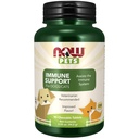 NOW Pet Health, Immune Support Supplement, Formulated for Cats & Dogs, NASC Certified, 90 närimistabletti