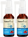 NaturaNectar - Bee Propolis Throat Spray - unikaalne kurgu leevendamise ja heaolu agent - Brasiilia mesilaste Propolis Throat Guardian Spray - Eetiline mesindus - Honey Bee Berry Flavor (2-Pack, 1.06 Fl Oz.)