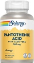 Solaray Pantoteenhape 500 mg - 100 kapslit