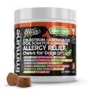 Koerte allergiat leevendavad närid | Sügelev nahareljeef koertele | Colostrum Astralagus Omega 3 mesilase õietolmu bromelain Echinacea Nettle Leaf Quercetin Lagrits Juur Spirulina ACV Immuun - 1 pakend