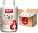 Jarrow valemid 7-keto DHEA 100 mg, toidulisand rasvhapete ja süsivesikute metabolismi toetuseks, 30 Veggie kapslit, 15-30 päeva pakkumine, pakend 12