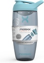 Promixx Pursuit Protein Shaker Bottle (24 oz) – Silent No-Ball Mixer, Leak-Proof Lid, BPA/BPS & Phtalaat-Free ECOZEN – Easy-Clean Shaker Cup for Protein Shakes, Pre & Post-Workout Smoothies