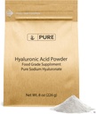 Puhtad ORIGINAALSED KOOSTISOSAD Hüaluroonhape (8 oz) Vees lahustuv, peen pulber