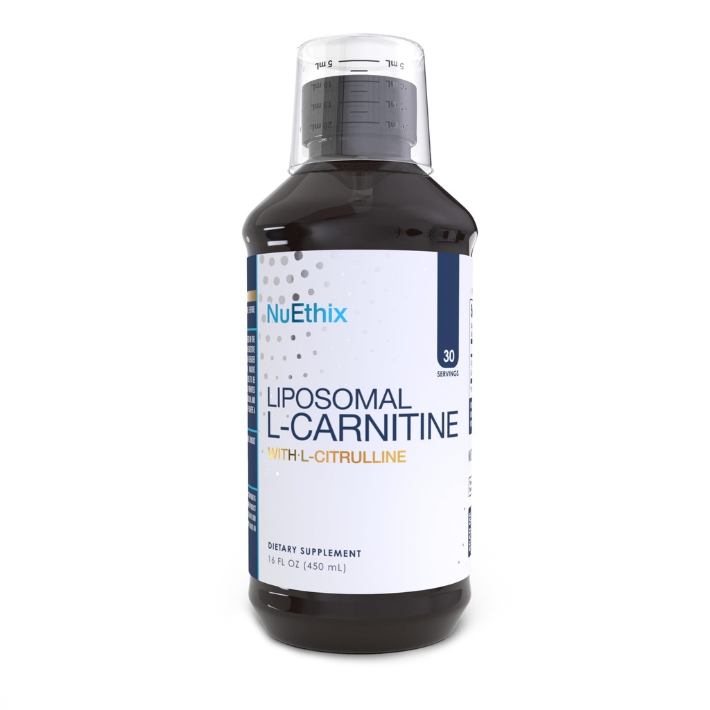 NuEthix Formulatsioonid Lipsomaalne L-karnitiini lisa 600mg koos L-tsitrulliin 1000mg tervisliku kehakaalu juhtimise, rasva ainevahetuse, energia tootmise ja suurenenud verevoolu, meestele ja naistele