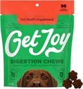 Get Joy Digestion Chews, Soolestiku Tervise Toidulisandid Koertele, Vet Soovitatav Pehme Igapäevane Seedetrakti Tervis Ja Immuunsüsteemi Tugi Prebiootikumid, Probiootikumid Ja Postbiootikumid, Made in USA, 90 Count
