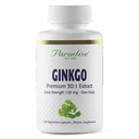 Paradiisitaimed Ginkgo Biloba ekstrakt, Super Potent, Ultra Pure, Vegan, Non GMO, Gluteenivaba, 120 Taimekapslit