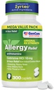 GenCare - Cetirizine HCL 10 mg (300 Caplets) - 24-tunnise allergia leevendamise tabletid - mitte-uimastav üldine OTC allergia ravim - aevastamise, runny nina ja sügelevate silmade antihistamiinikum - geneeriline Zyrtc