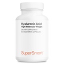 Supersmart hüaluroonhappe lisand 300mg päevas (naatriumhüaluronaat) - kõrge molekulaarne kaal 1,2 miljonit daltonit | Mitte-GMO & Gluteenivaba - 60 taimekapslit