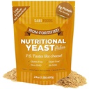 Tugevdamata toitainelised pärmihelbed, kogu toidu baasil valgu pulber, vegan, gluteenivaba, vitamiinid B, beeta-glükaanid ja kõik 18 aminohapet (24 oz.)