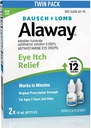Alaway Antihistamiin , Silma Itch Relief Tilgad , Twin Pack , 0, 34 fl oz Iga