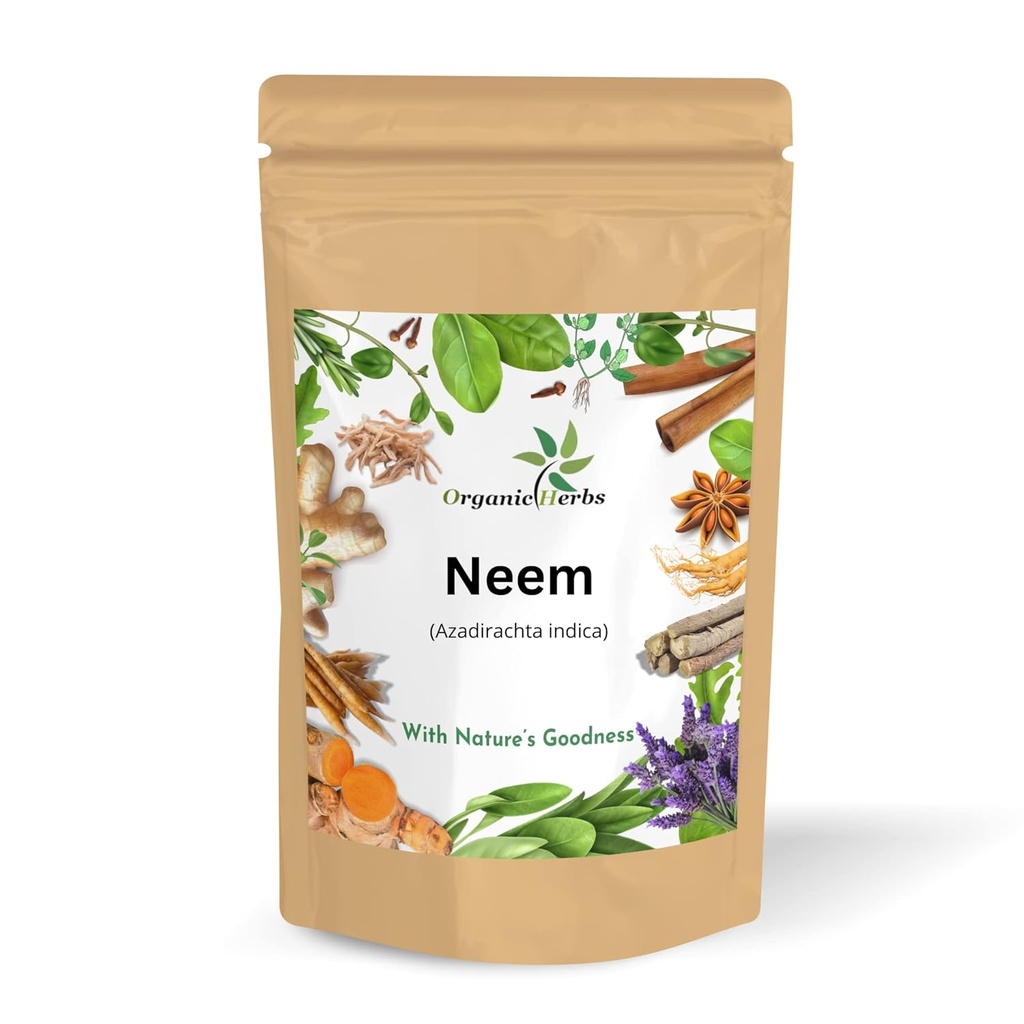 Pure & Natural Neem Leaves Pulber Pimple-free Clear Skin, Silky Hair & Hair Cleanser. (Neem Leaf Powder 145gm/5Oz)