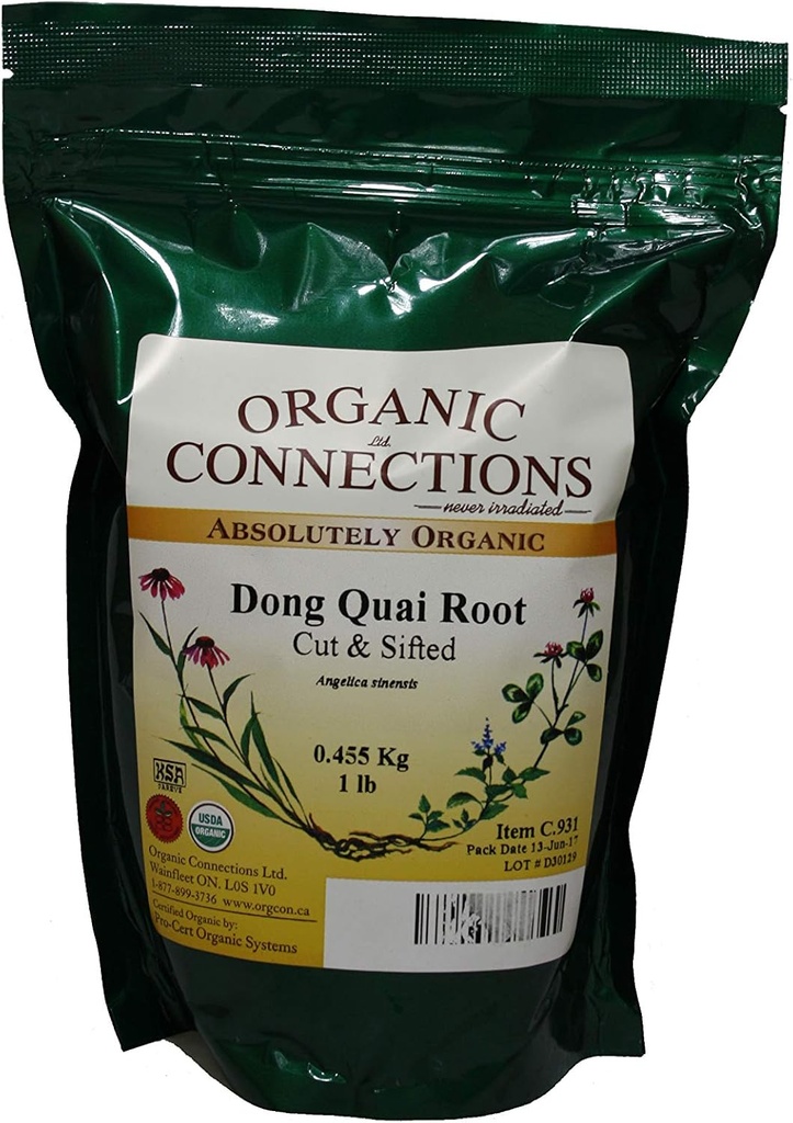 Dong Quai Juur, Lõigatud Ja Sifted, Orgaaniline (1 lb)