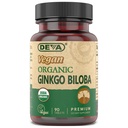 DEVA Vegan Ginkgo Biloba Dietary Supplement, USDA Organic, Vegan Society Certified, Lihtne neelata Tiny tabletid, 300 mg., 90-Count Bottle