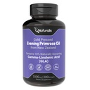 Naturalis Evening Primrose Oil (Cold Pressed) | 100% Natural Uus-Meremaalt | Non-GMO, Soy & Gluten Free, Zero Filler | 300 Mini-Softgels