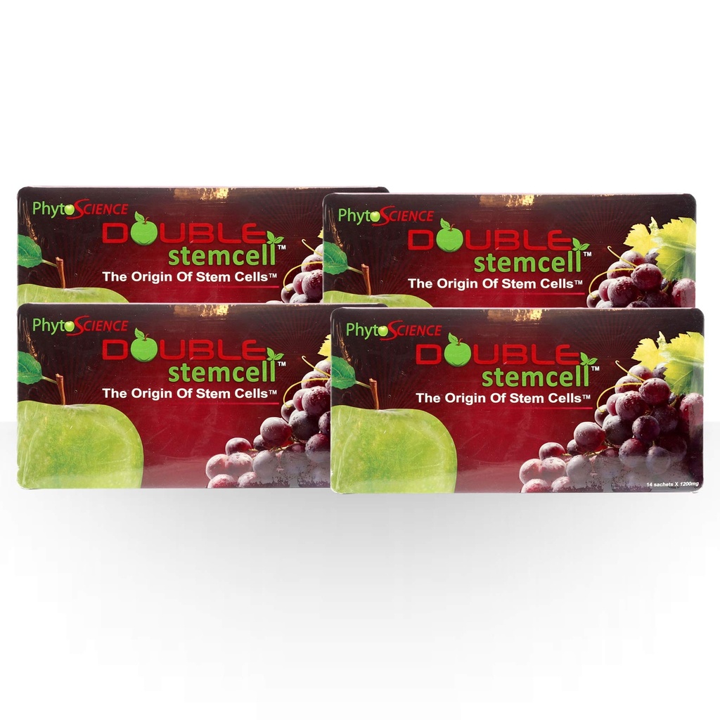 4 Pack PhytoScience Double Stem Cell Apple Grape StemCell Anti Vananemine Šveitsi kvaliteedi valem