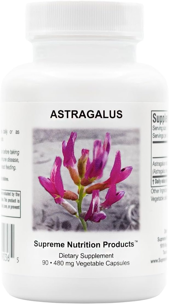 Supreme Nutrition Astragalus Supreme, 90 Pure Huang Qi Vegetarian Capsules