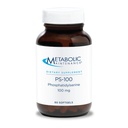 Metaboolne hooldus PS-100 fosfatidüülseriin, 100mg - lisand normaalse mälu toetamiseks + tunnetus, edendada rahulikku und (60 softgels)