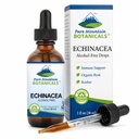 Pure Mountain Botanicals Vedel Echinacea tilgad - Kosheri tinktuur Alkoholivaba ekstrakt - 500mg Orgaaniline Echinacea - 1oz Pudel