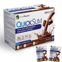 Kiire Slim Meal Asenduskoks kaalulangus, 30 Servings, 20g Valgu, 27 Vitamiinid ja mineraalid, Dietary Fiber, Low Carb, Gluteenivaba (topeltšokolaad, 30 kotikest)