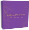Cannabaquin Max Relax Pill - Täienduskompleks 100% botaaniline valem lõõgastumiseks, mälu, selgus, stress tugi, valmistatud USA looduslike toodetega meie enda põldudelt