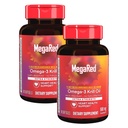 MegaRed Extra Tugevus 500mg Omega-3 Krill õlilisandiga EPA / DHA, ei kala maitse toetab südame tervist, 80 Count Softgels (2 Pack)